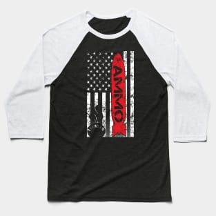 Air Force Ammo Flag Baseball T-Shirt